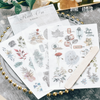 Flower Pattern Transfer Stickers - Branches