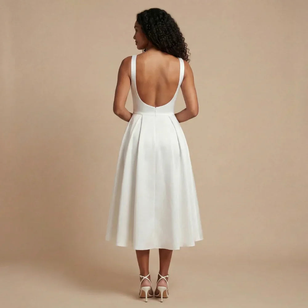 Adelaide Boat Midi Dress