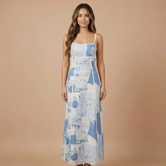 Isadora Printed Maxi Dress