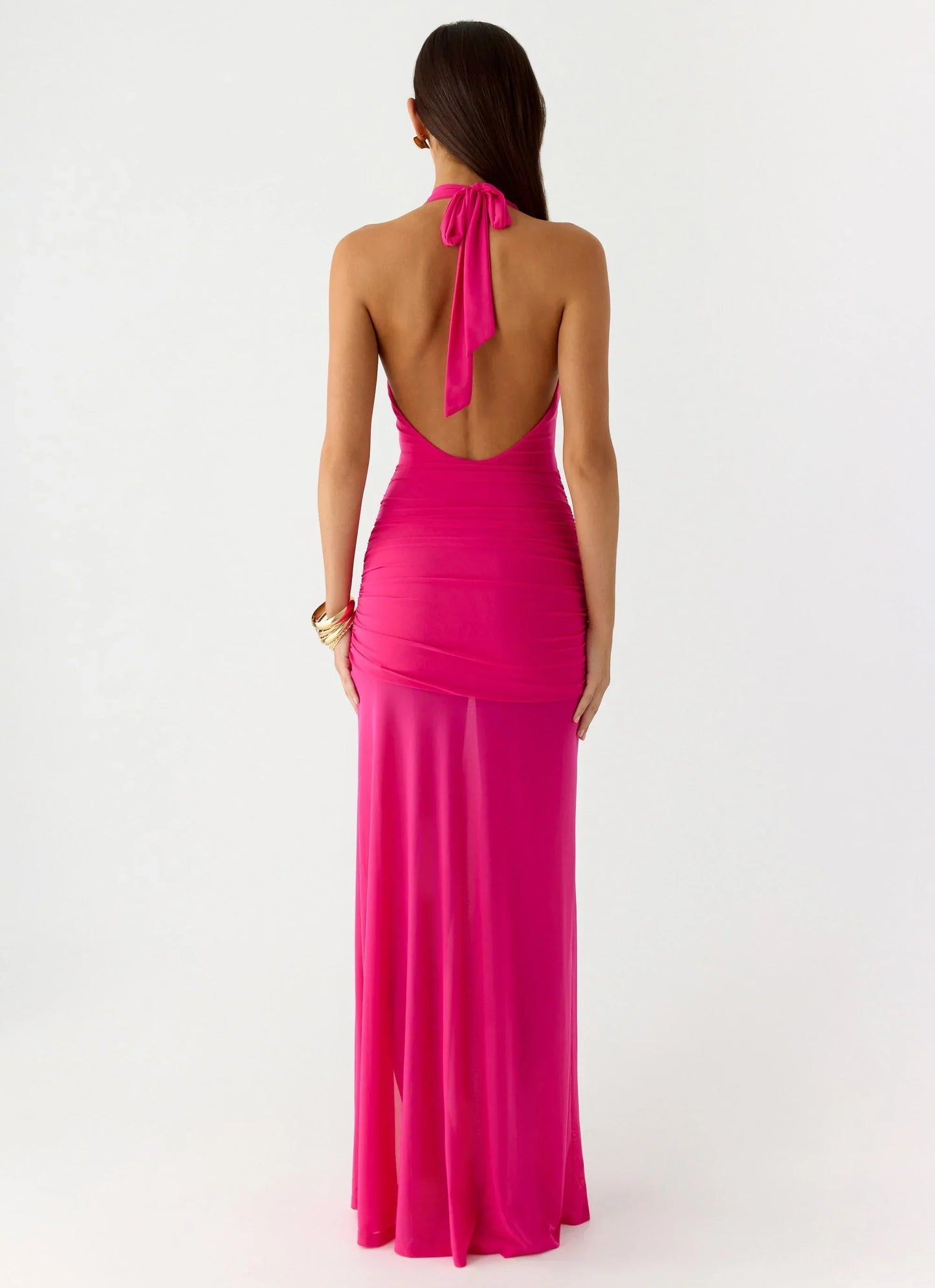 Island Muse Maxi Dress Fuchsia