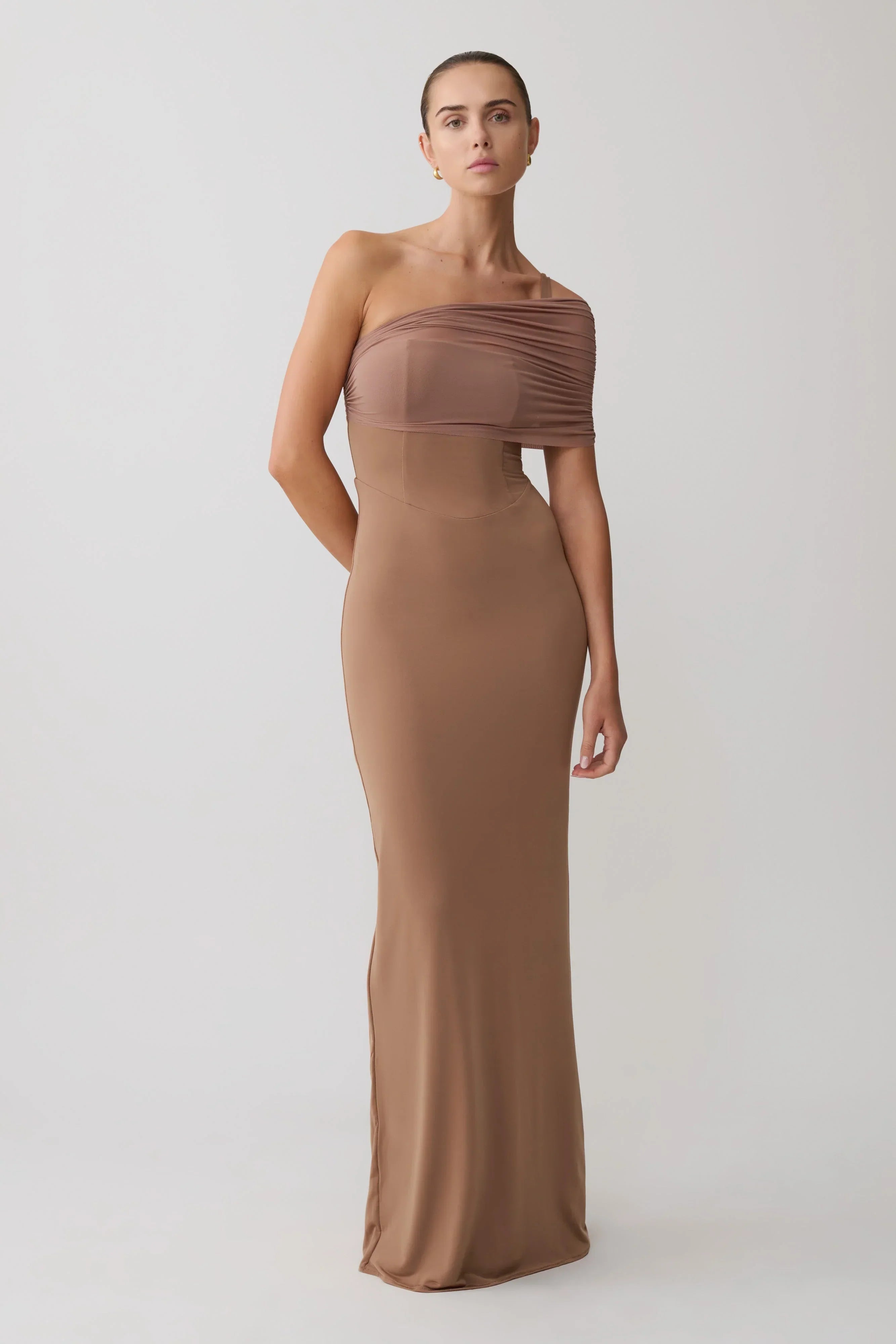 Hanh One Shoulder Maxi Dress