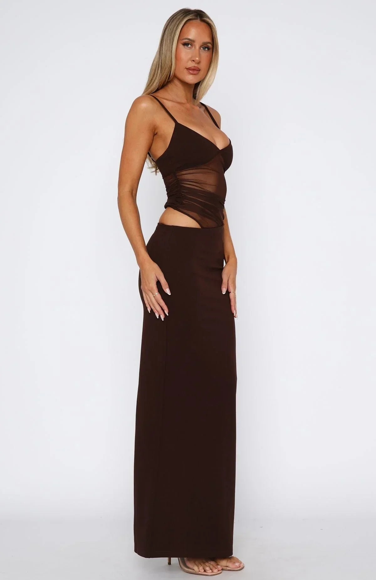 Cocoa Siren Maxi Dress