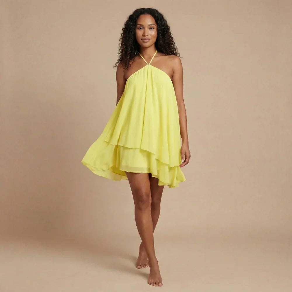 Adriana Backless Mini Dress
