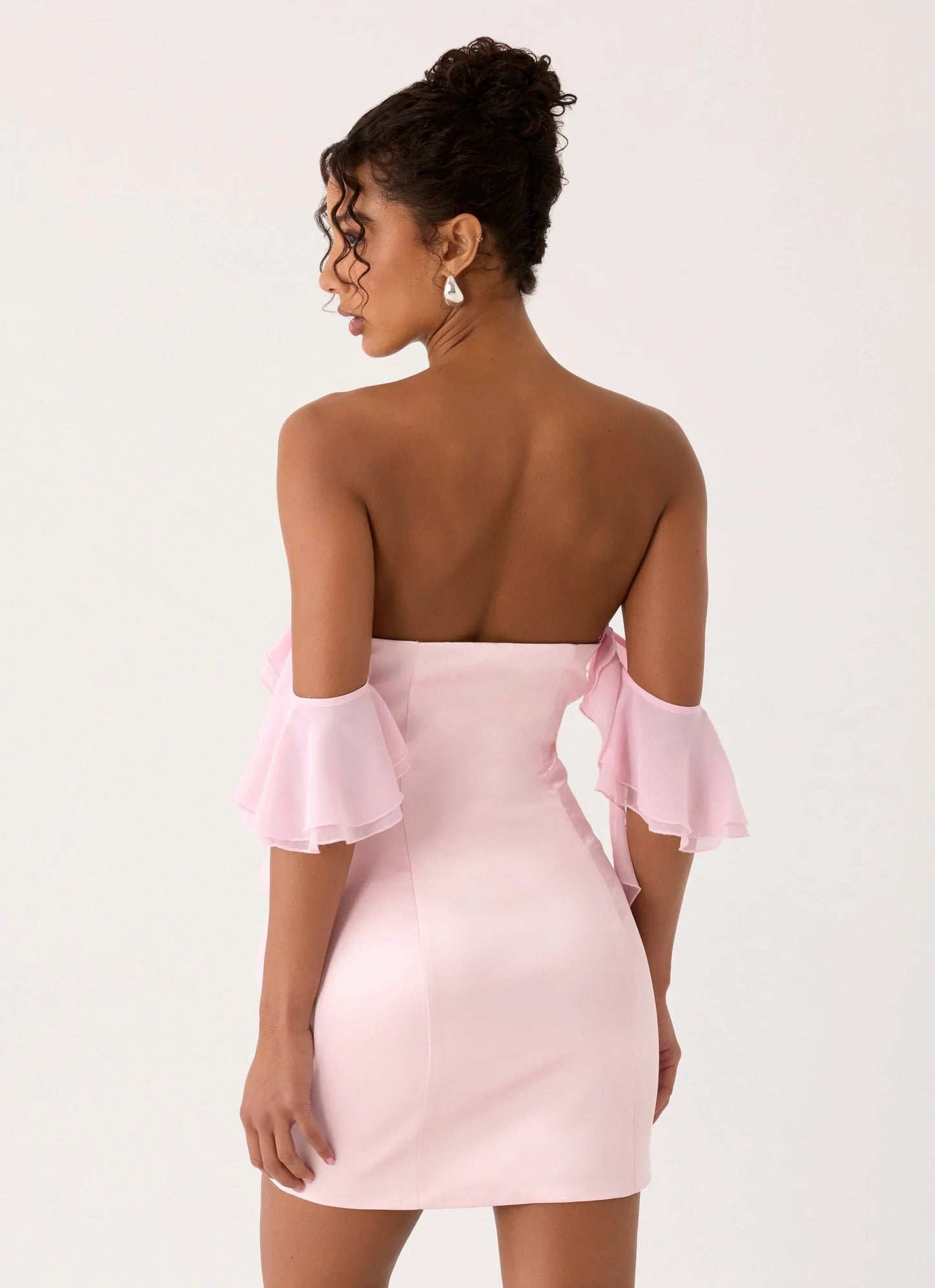 Bex Strapless Mini Dress Pink