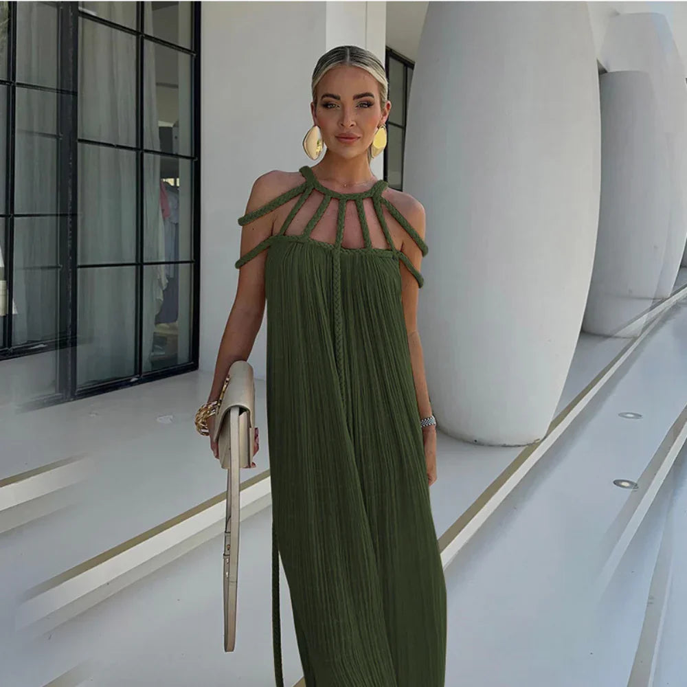 Artemis Braided Maxi Dress