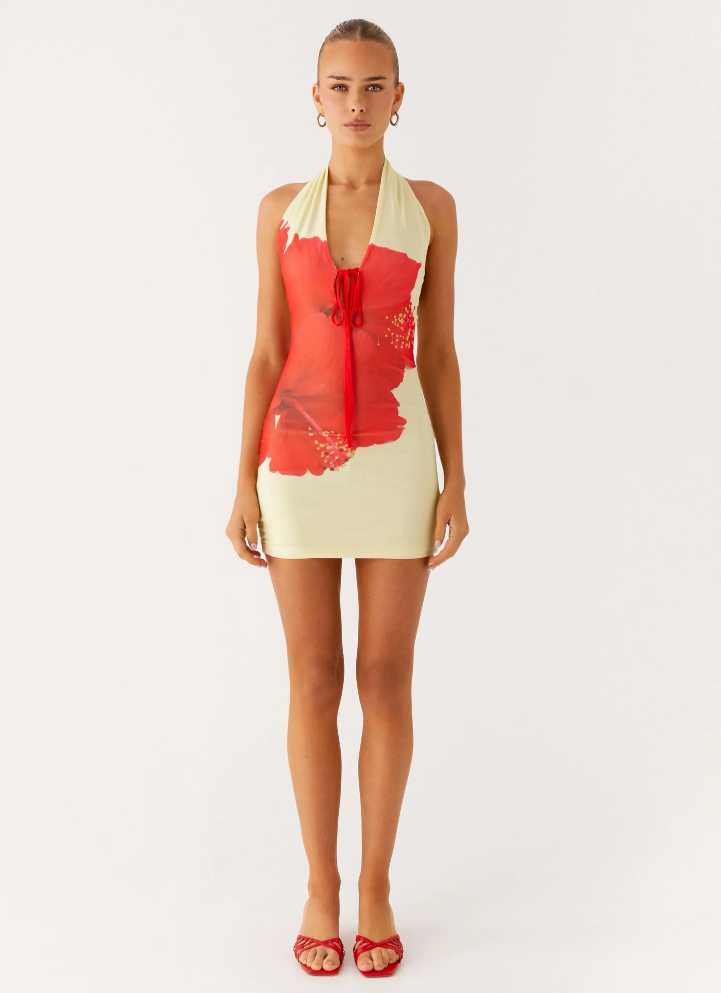 Know You Better Mini Dress - Scarlet Floral
