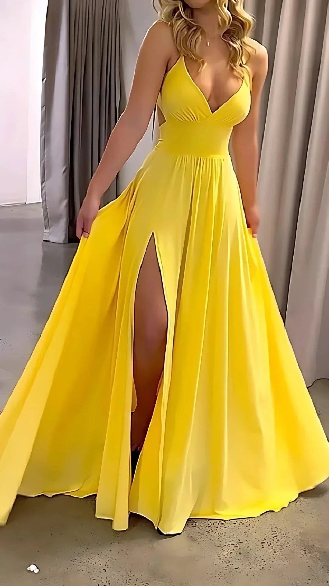 Sophia Slit Maxi Dress