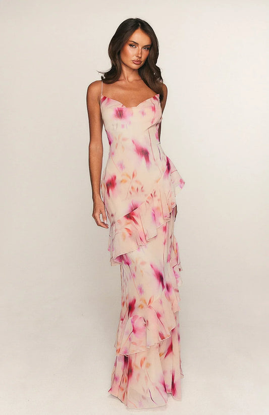 Champagne Garden Maxi Dress