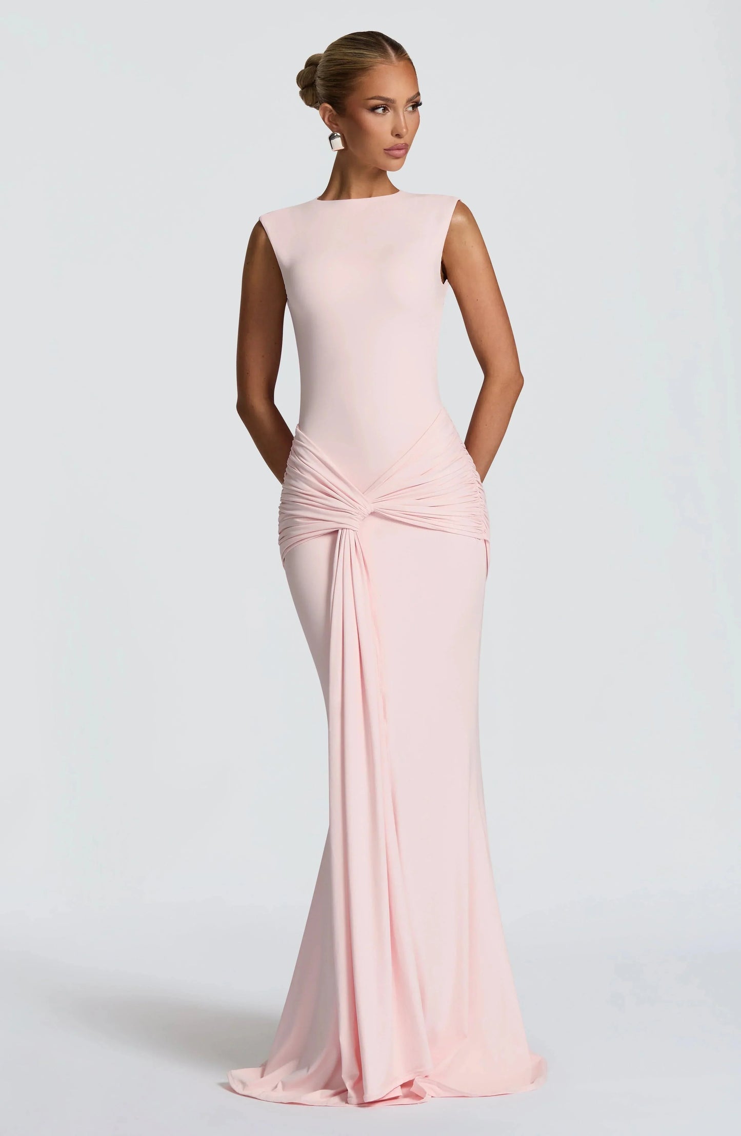 Lorenza Pink Maxi Dress