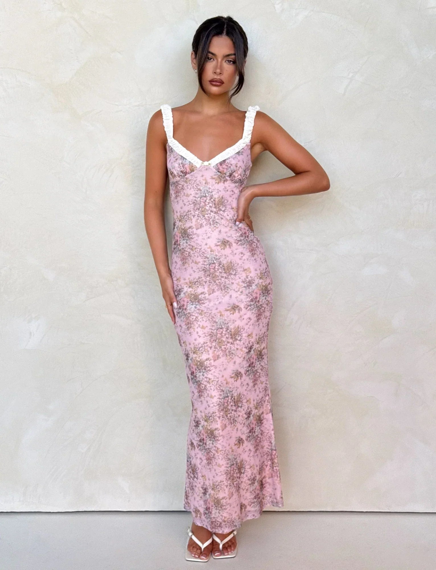 Vienna Ruched Maxi Dress