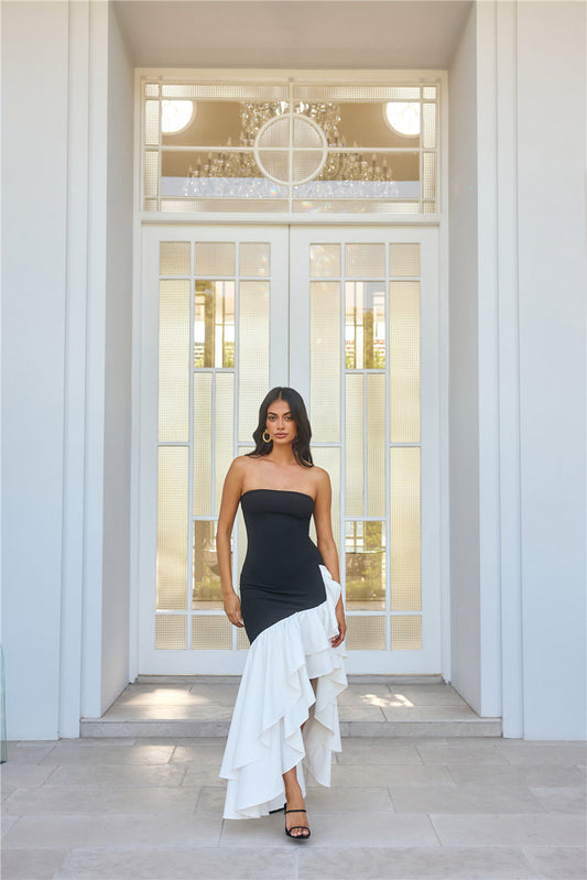 Extravagant Events Strapless Maxi Dress Black