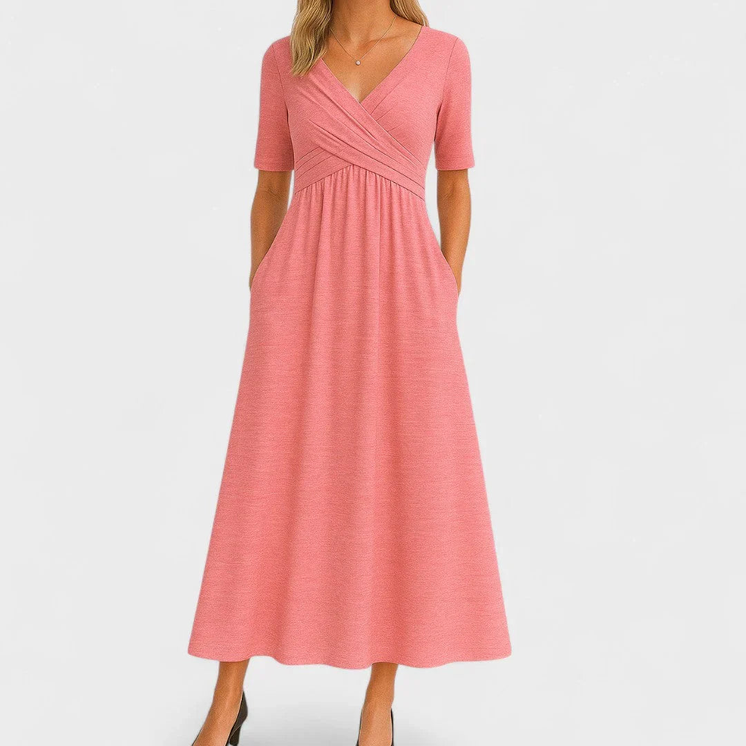 Isabella Wrap Midi Dress