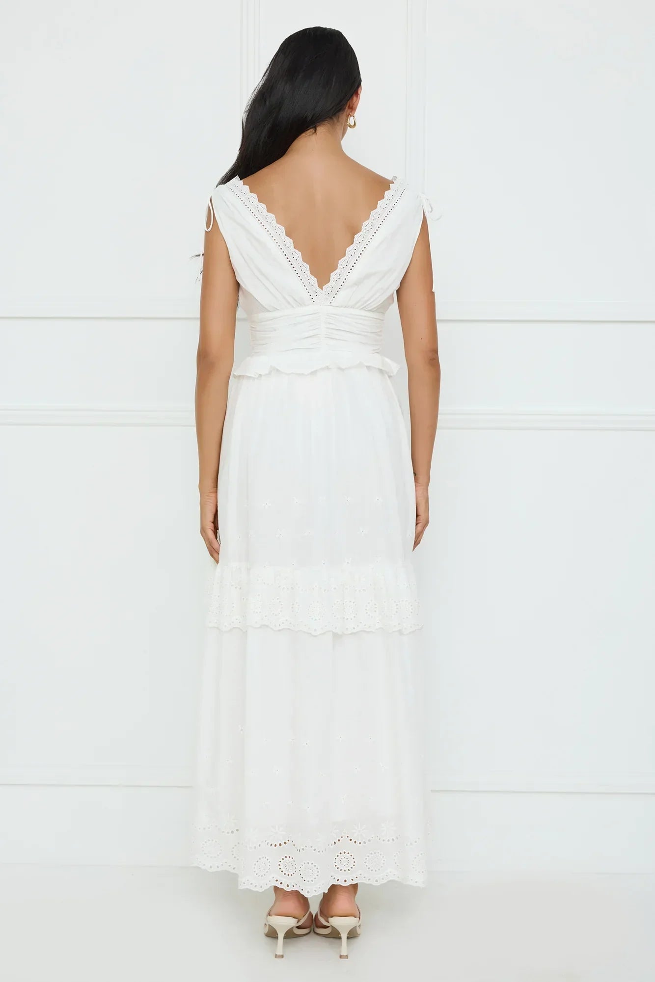 Desert Oasis Maxi Dress White