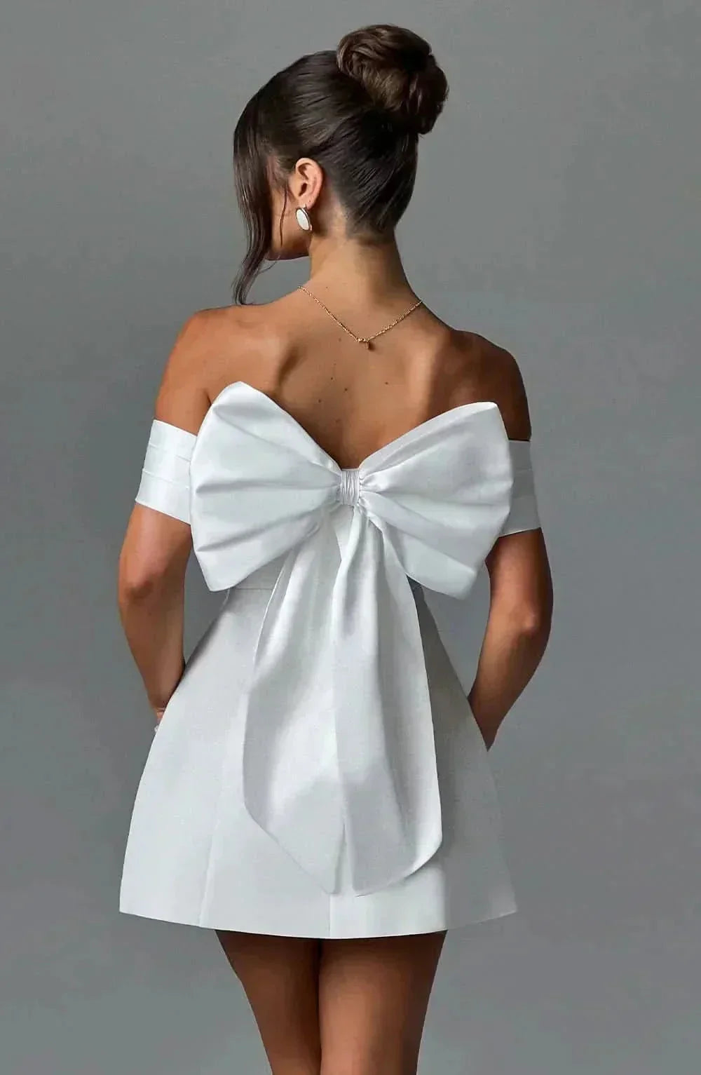 Serena Bow Mini Dress