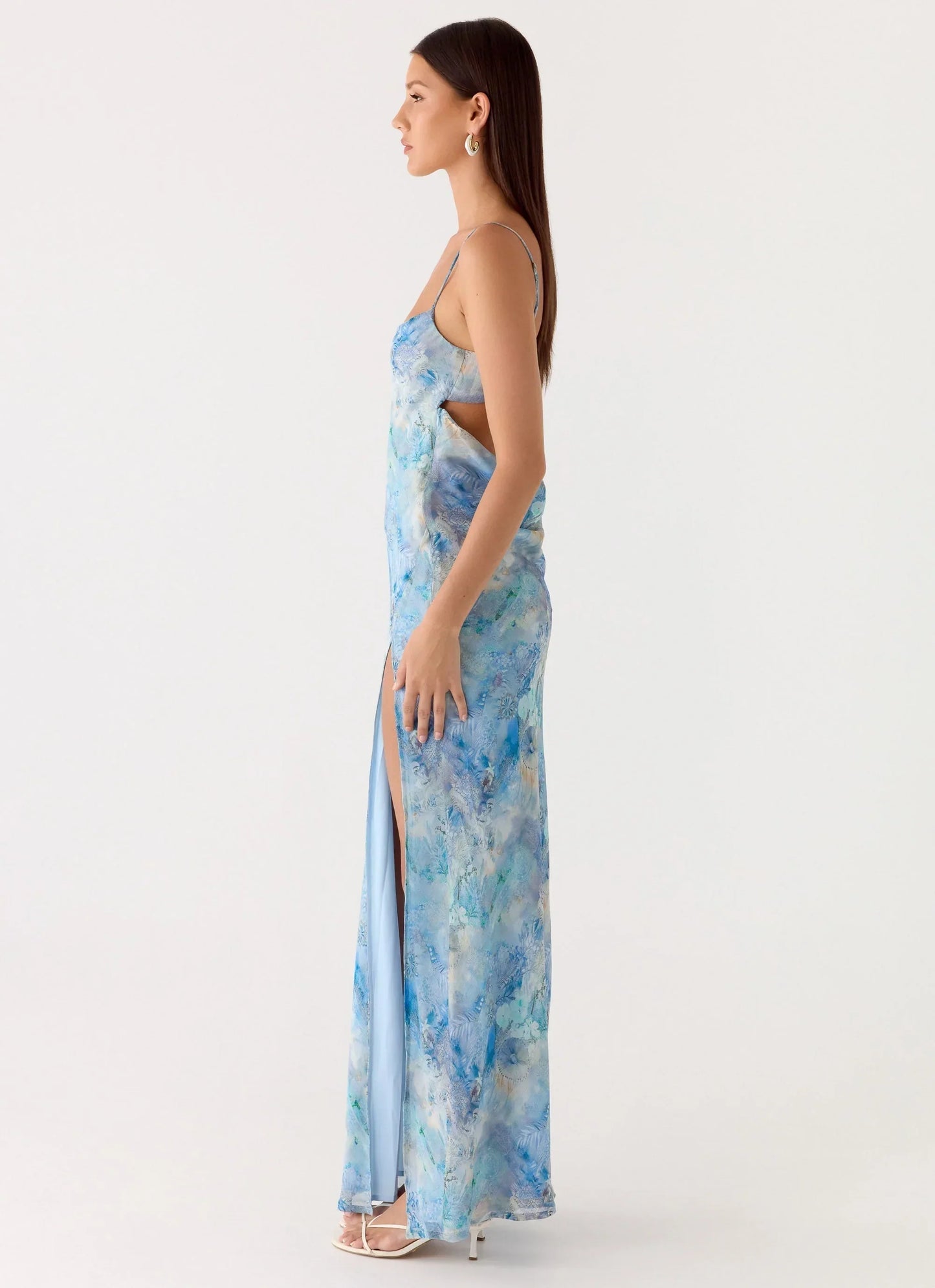 Alouette Maxi Dress Aqua Paisley