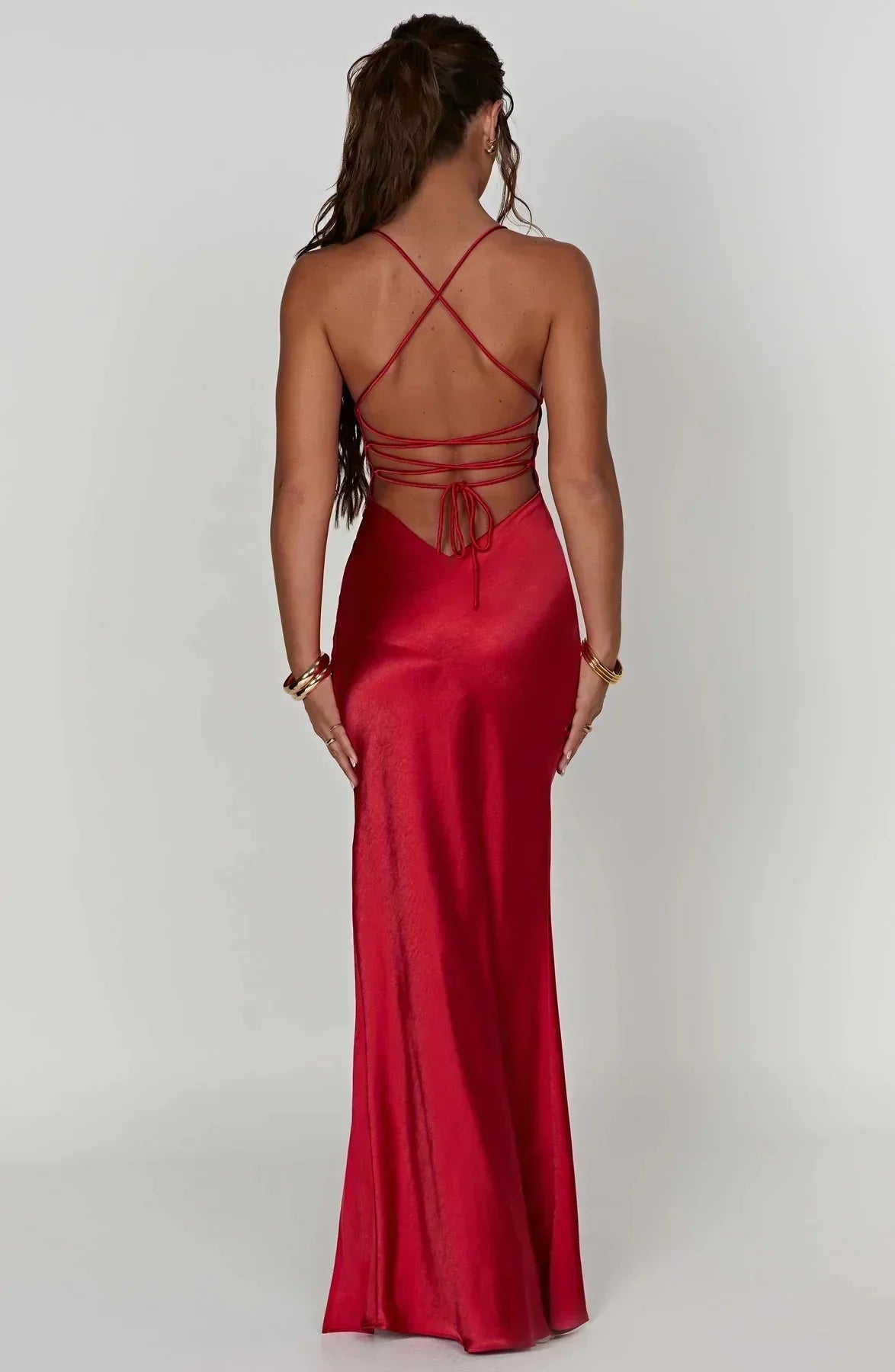Scarlett Satin Maxi Dress
