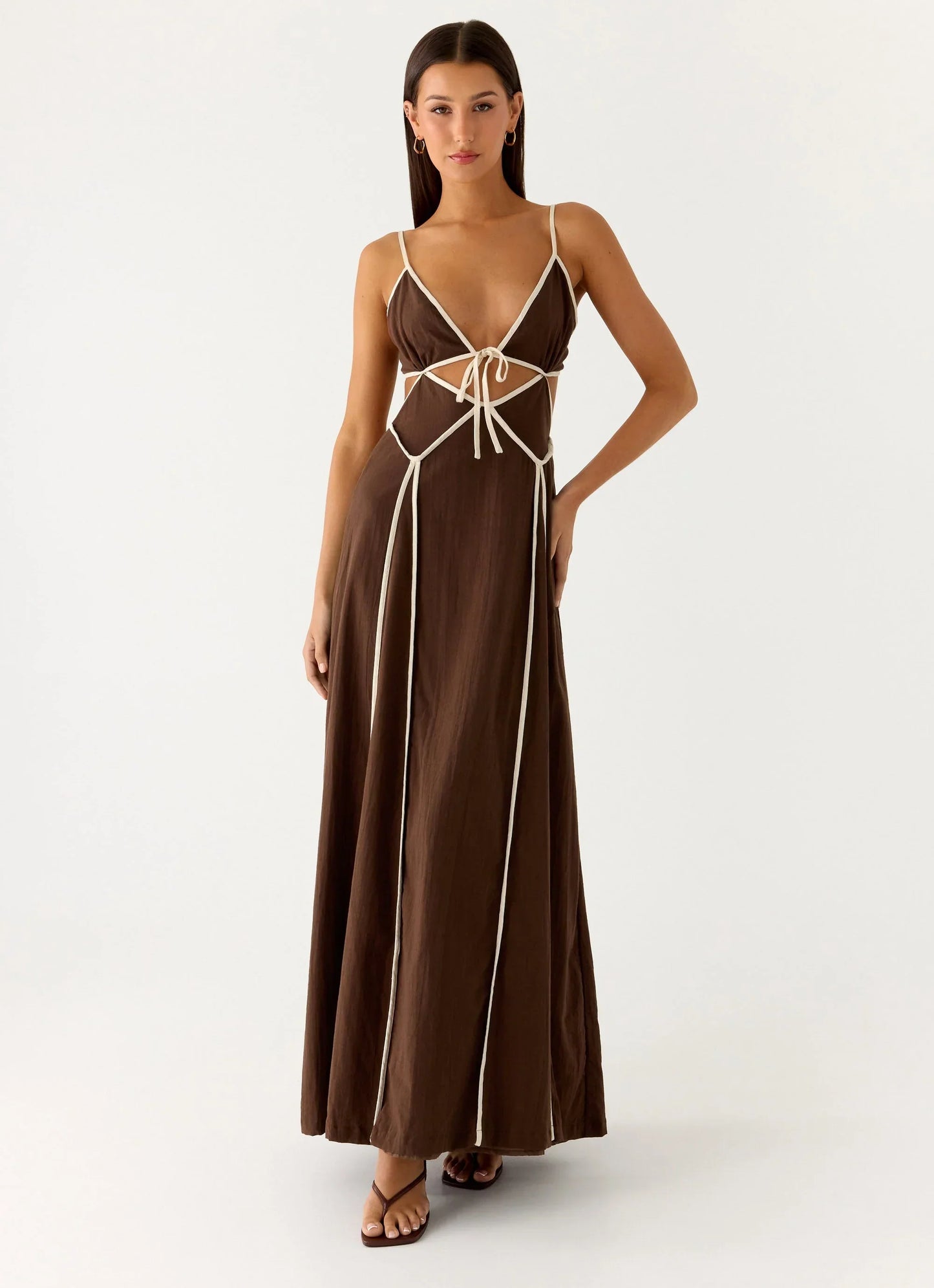 Kerli Maxi Dress Chocolate