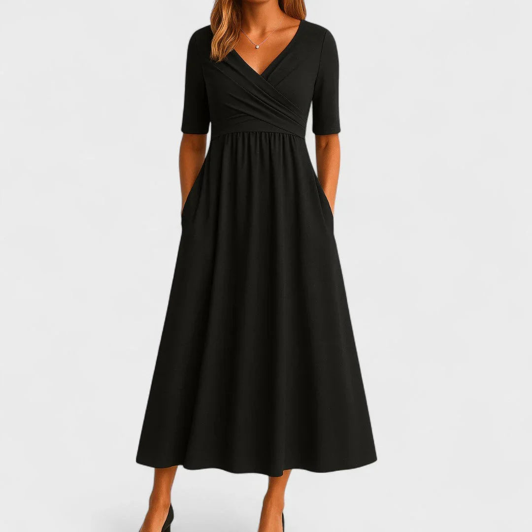 Isabella Wrap Midi Dress