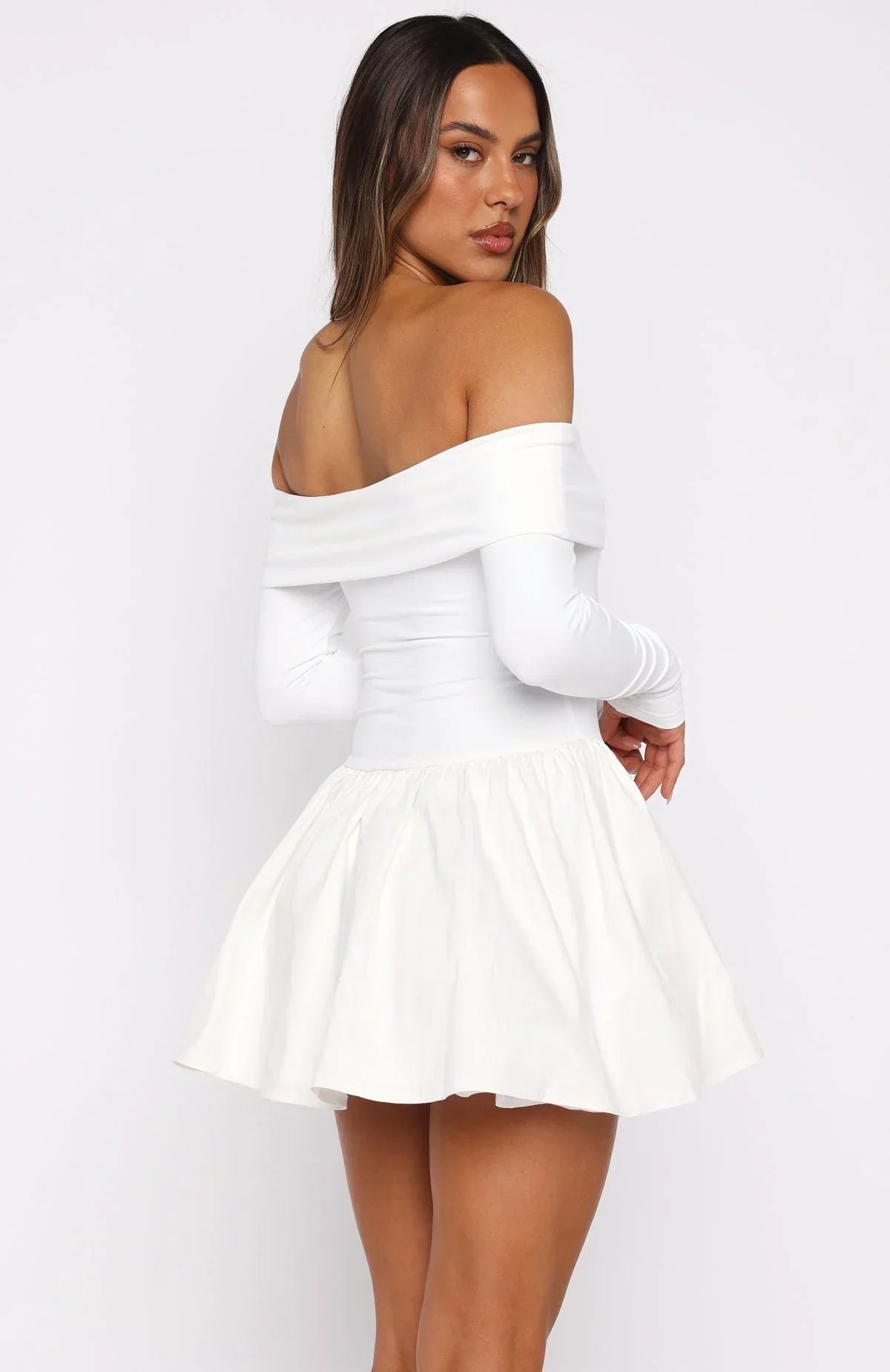 Big Reveal Long Sleeve Mini Dress