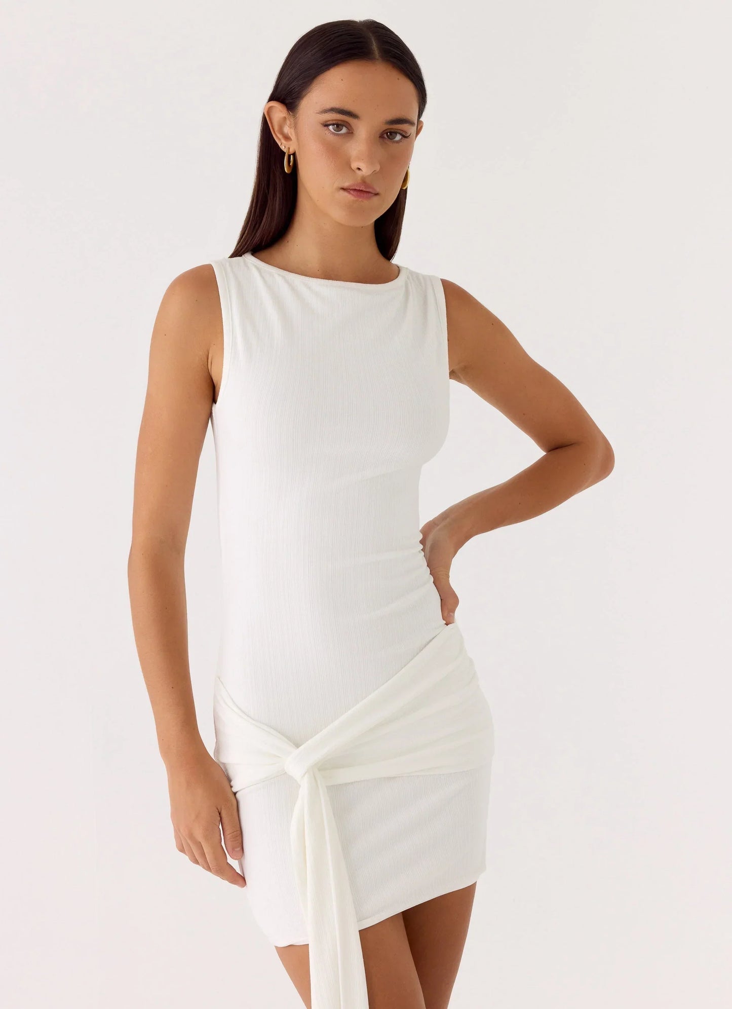 Everly Mini Dress White