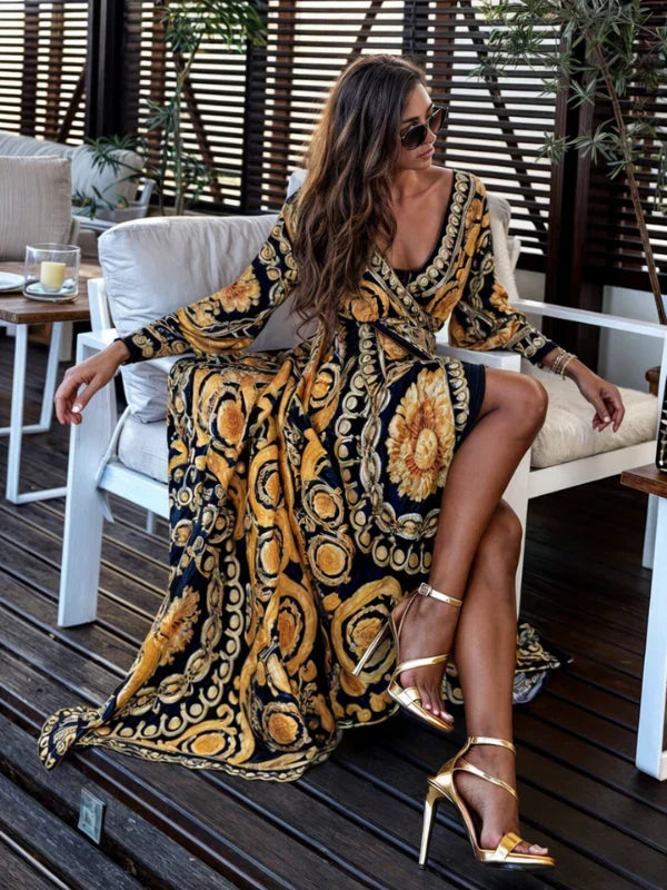 Valentina Wrap Maxi Dress