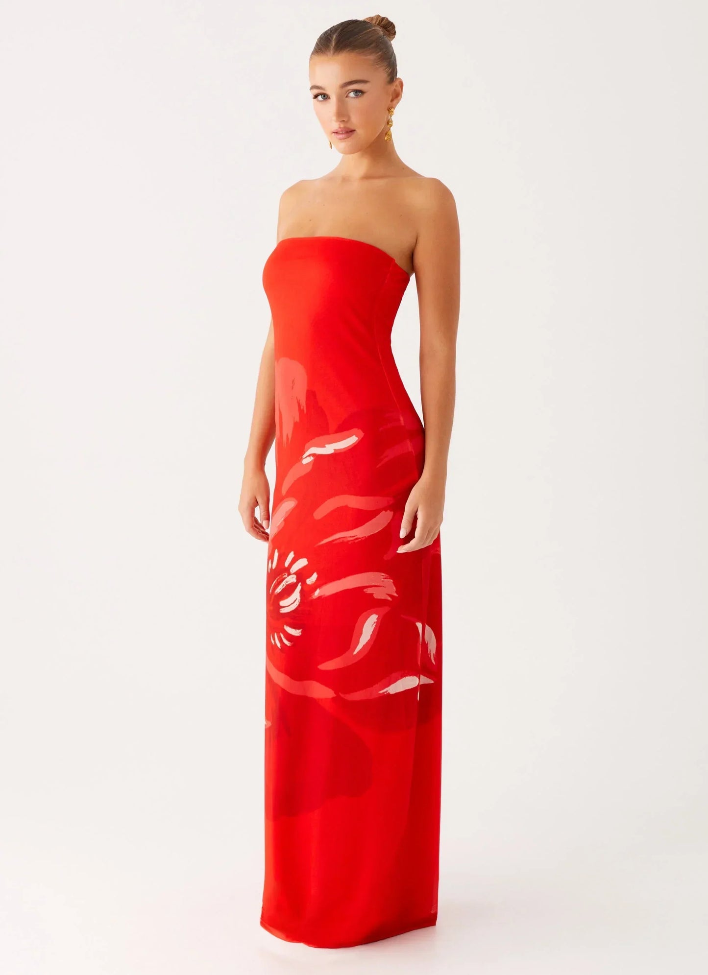 Fabian Maxi Dress - Red