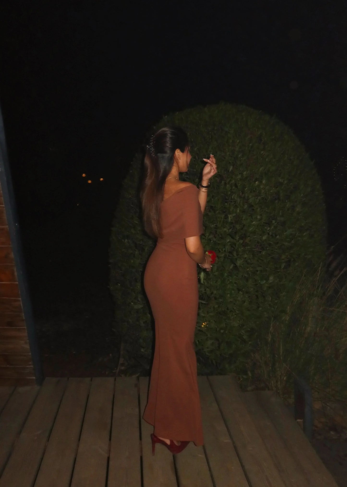 Sienna Fold-Over Maxi Dress