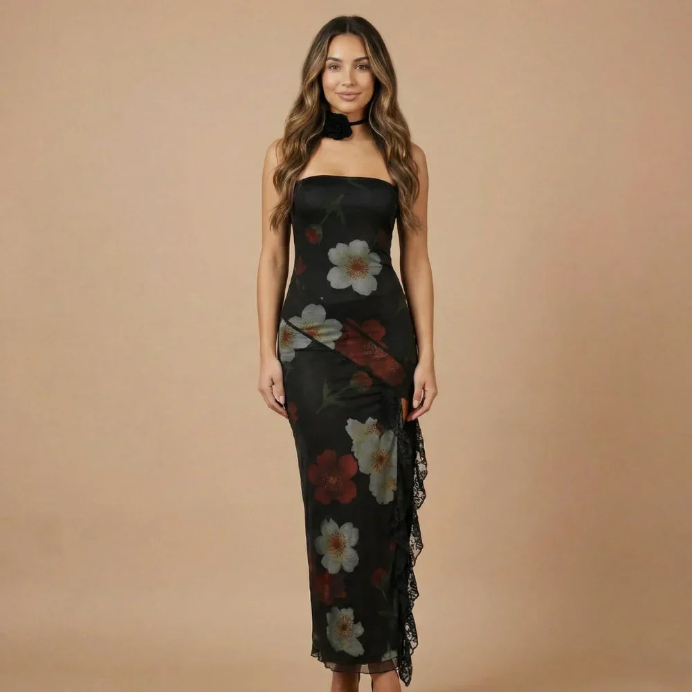 Eloise Ruffle Maxi Dress