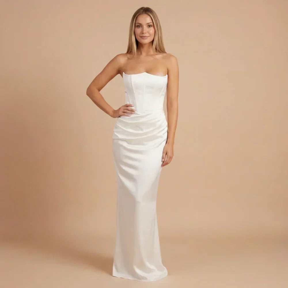 Isabelle Ruched Maxi Dress