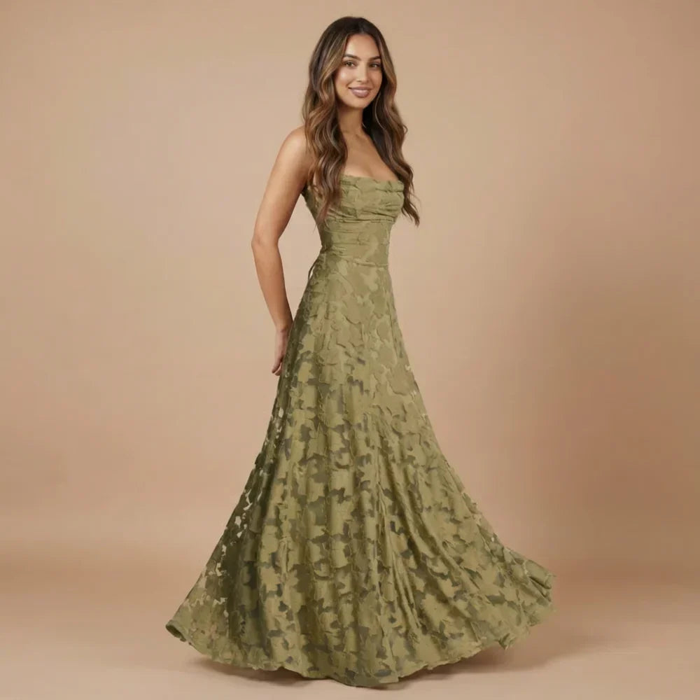 Floral Lace Maxi Dress