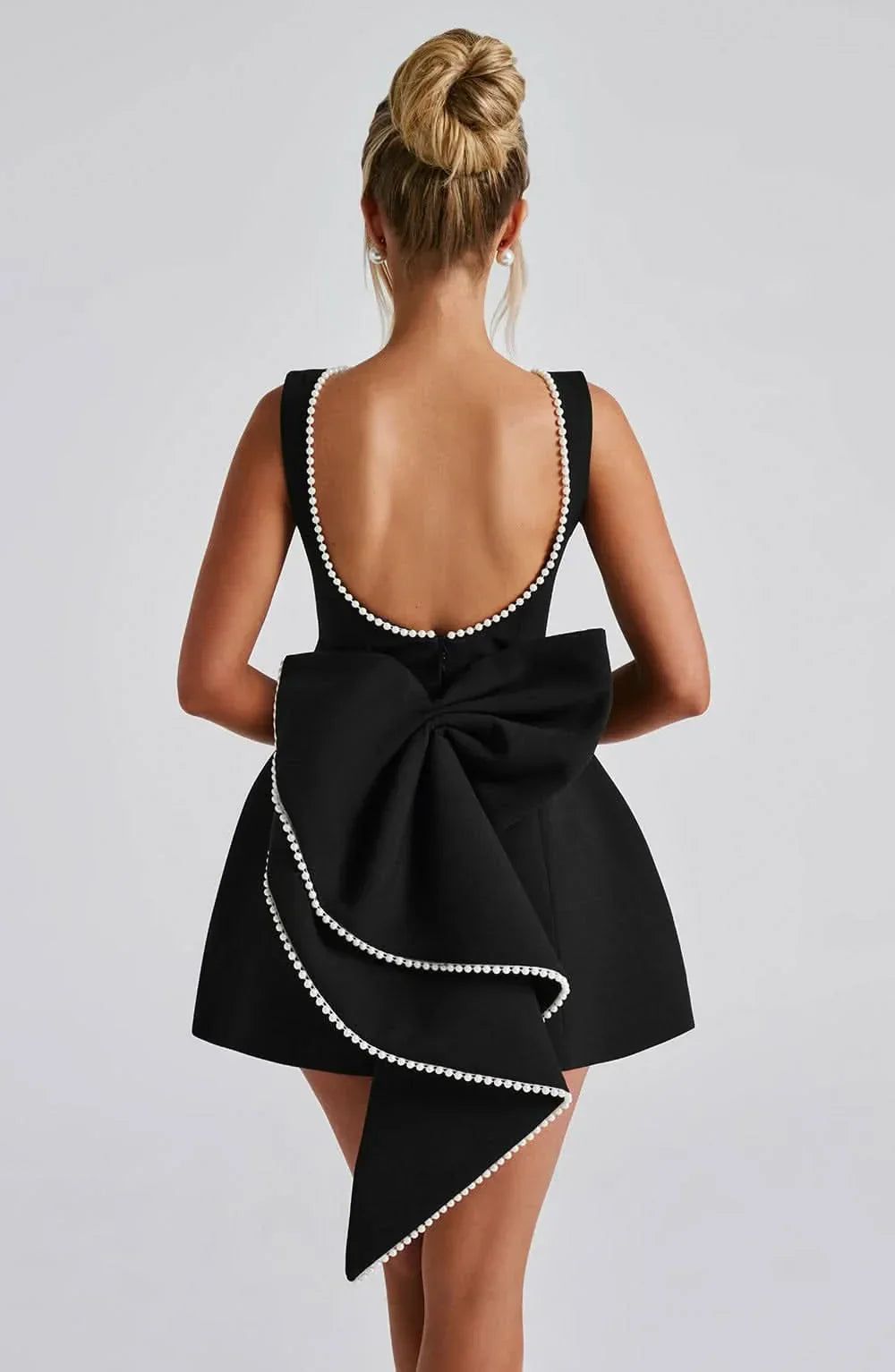 Victoria Bow Mini Dress
