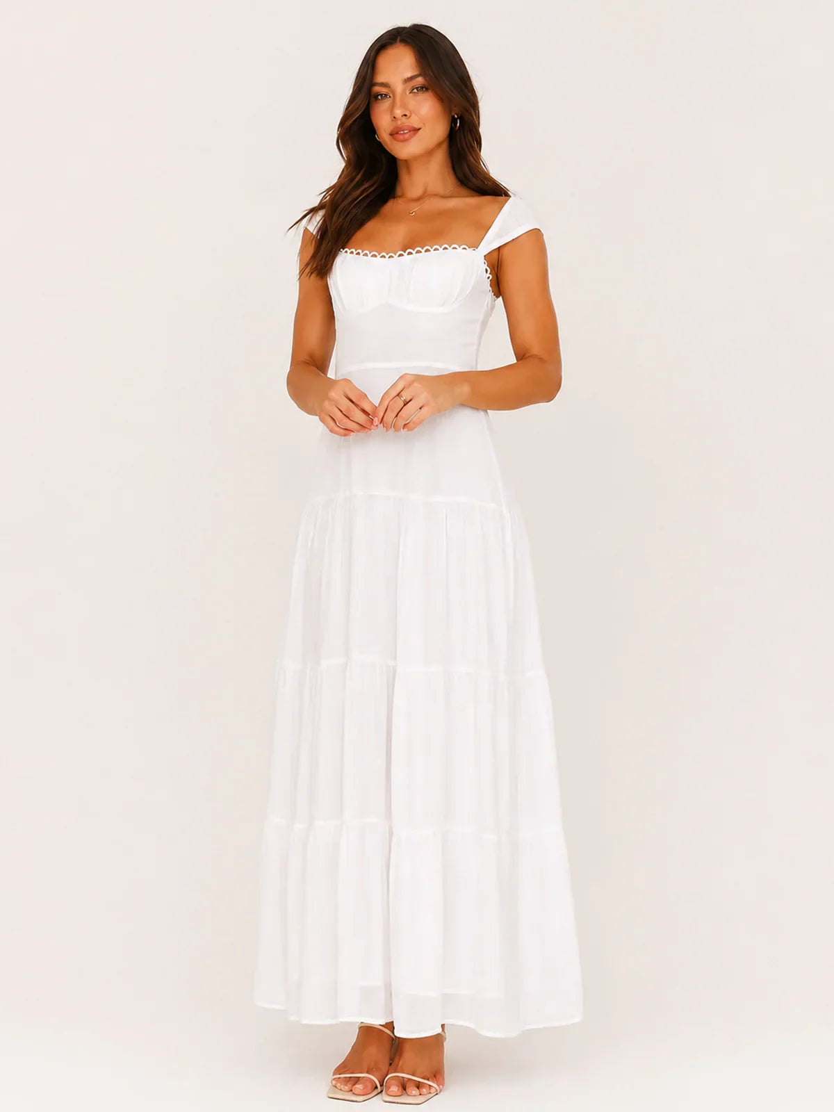 Pasca Maxi Dress - White