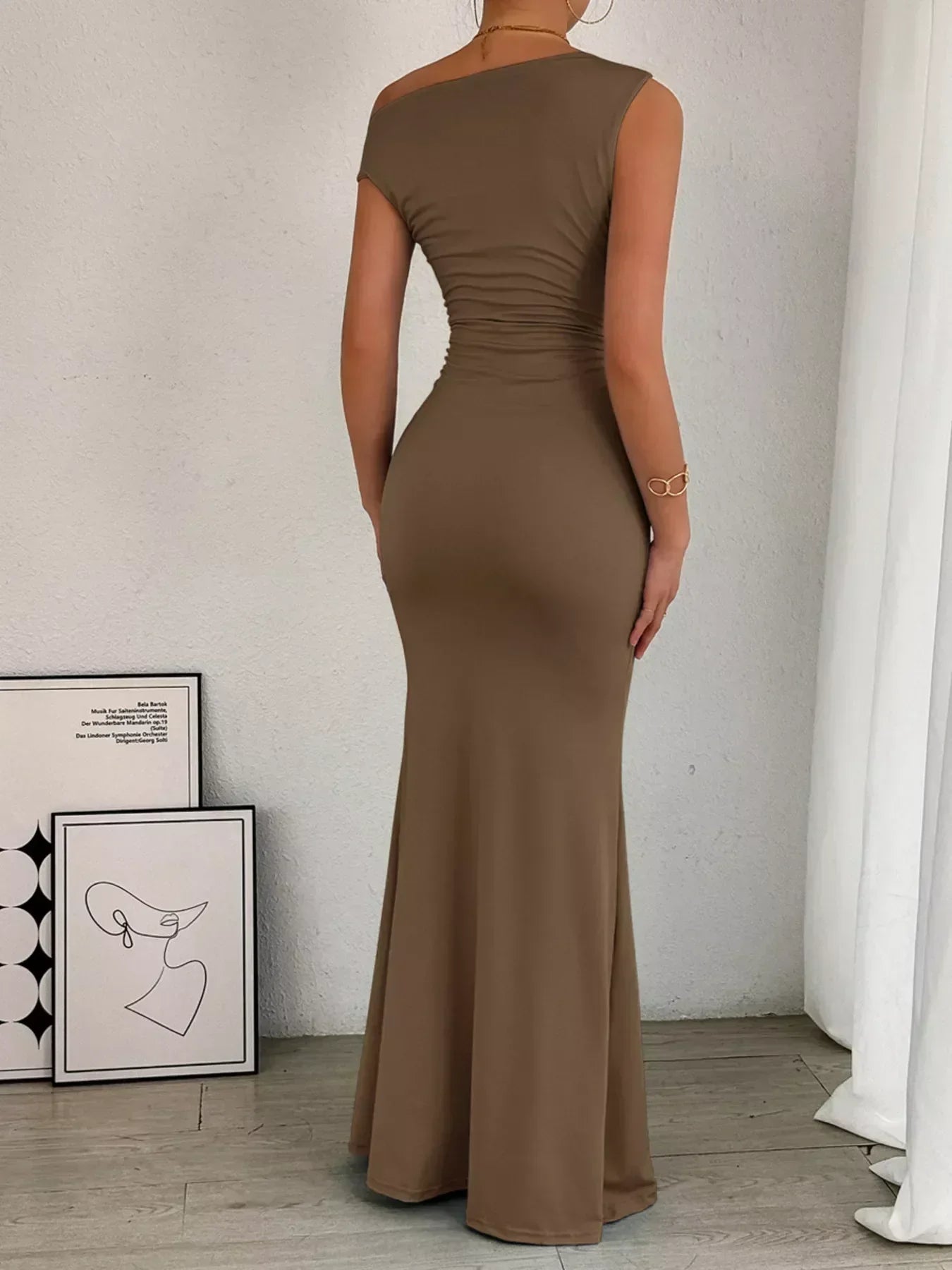 Sienna Ruched Maxi Dress