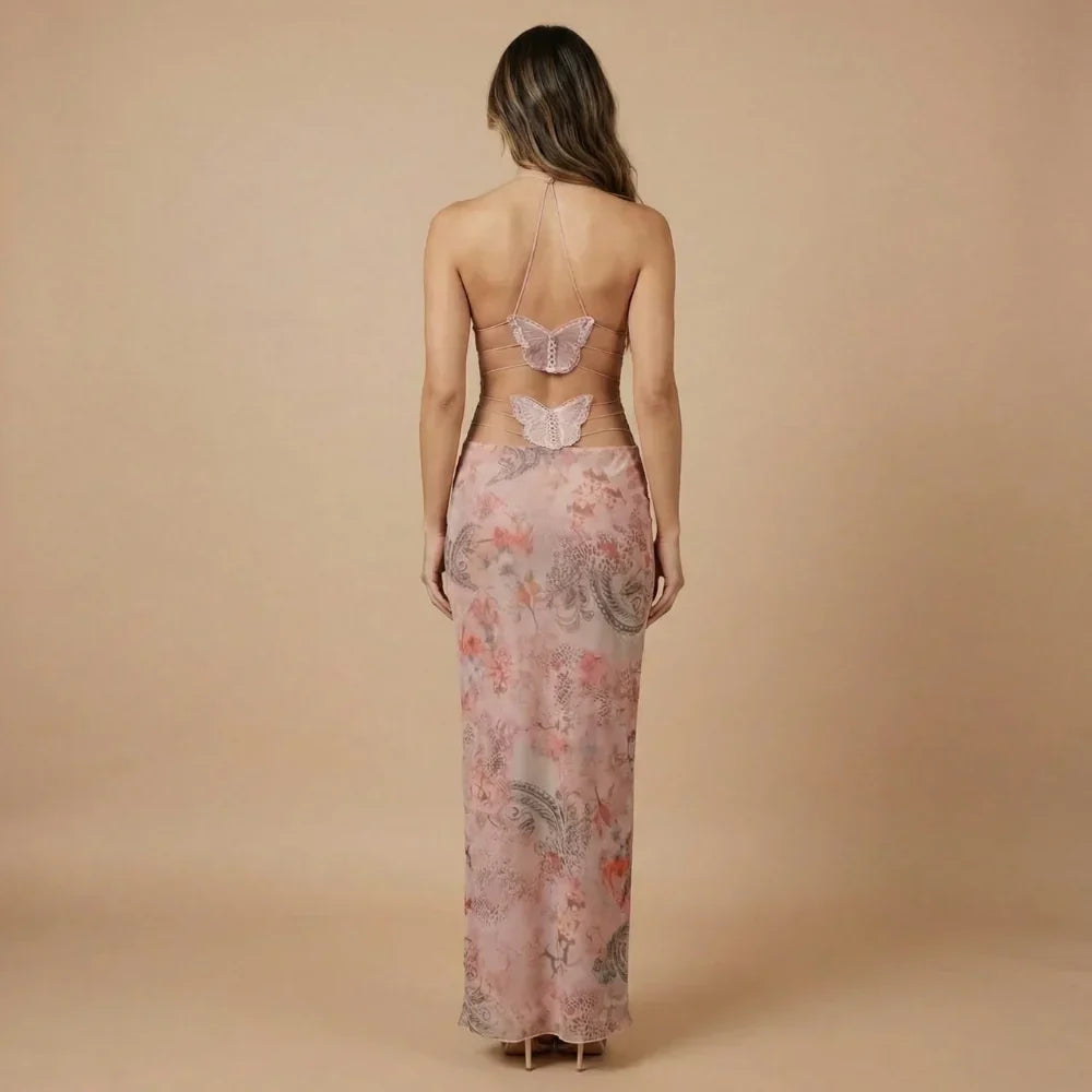 Isabelle Butterfly Maxi Dress