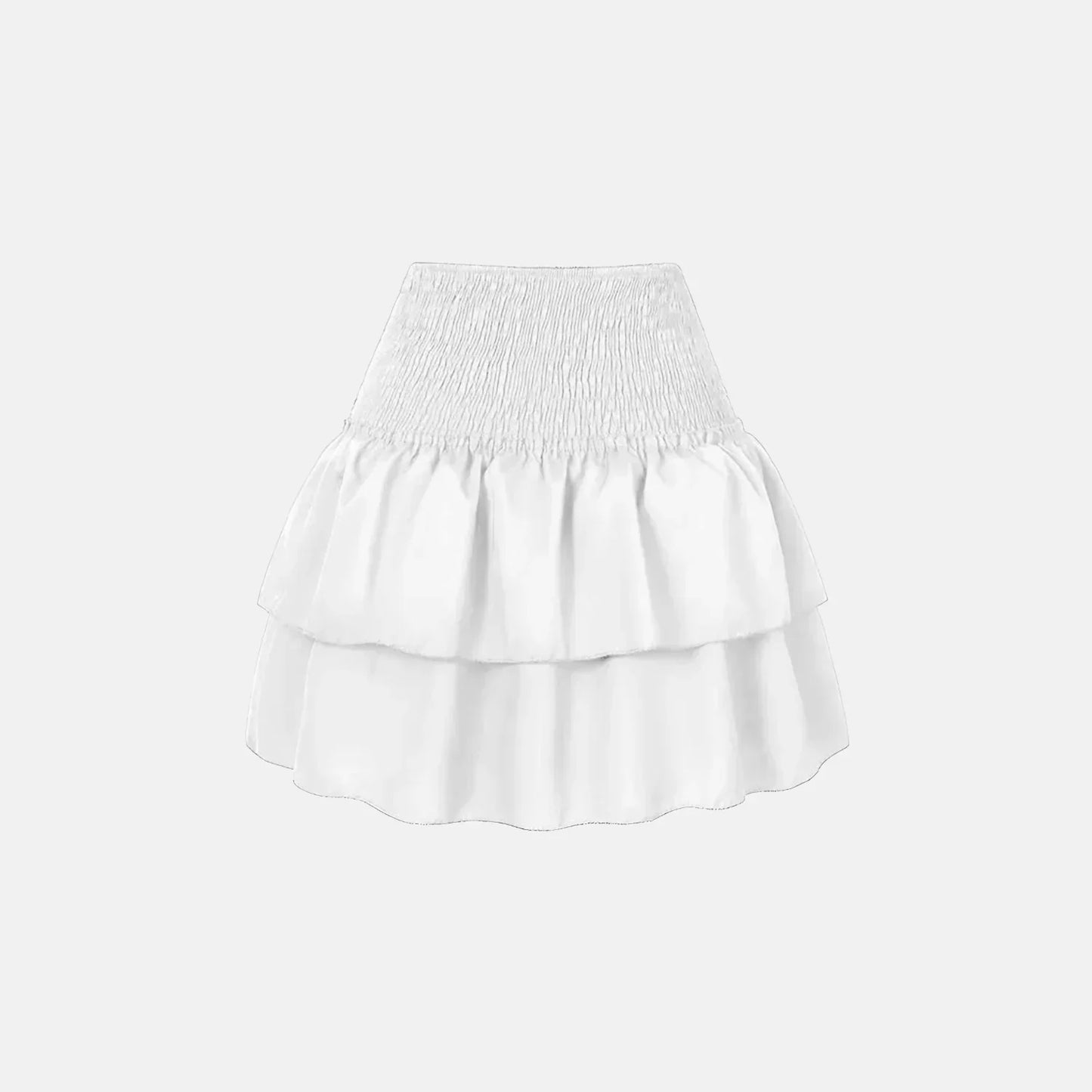 Sage Ruffle Mini Skirt Mini Dress