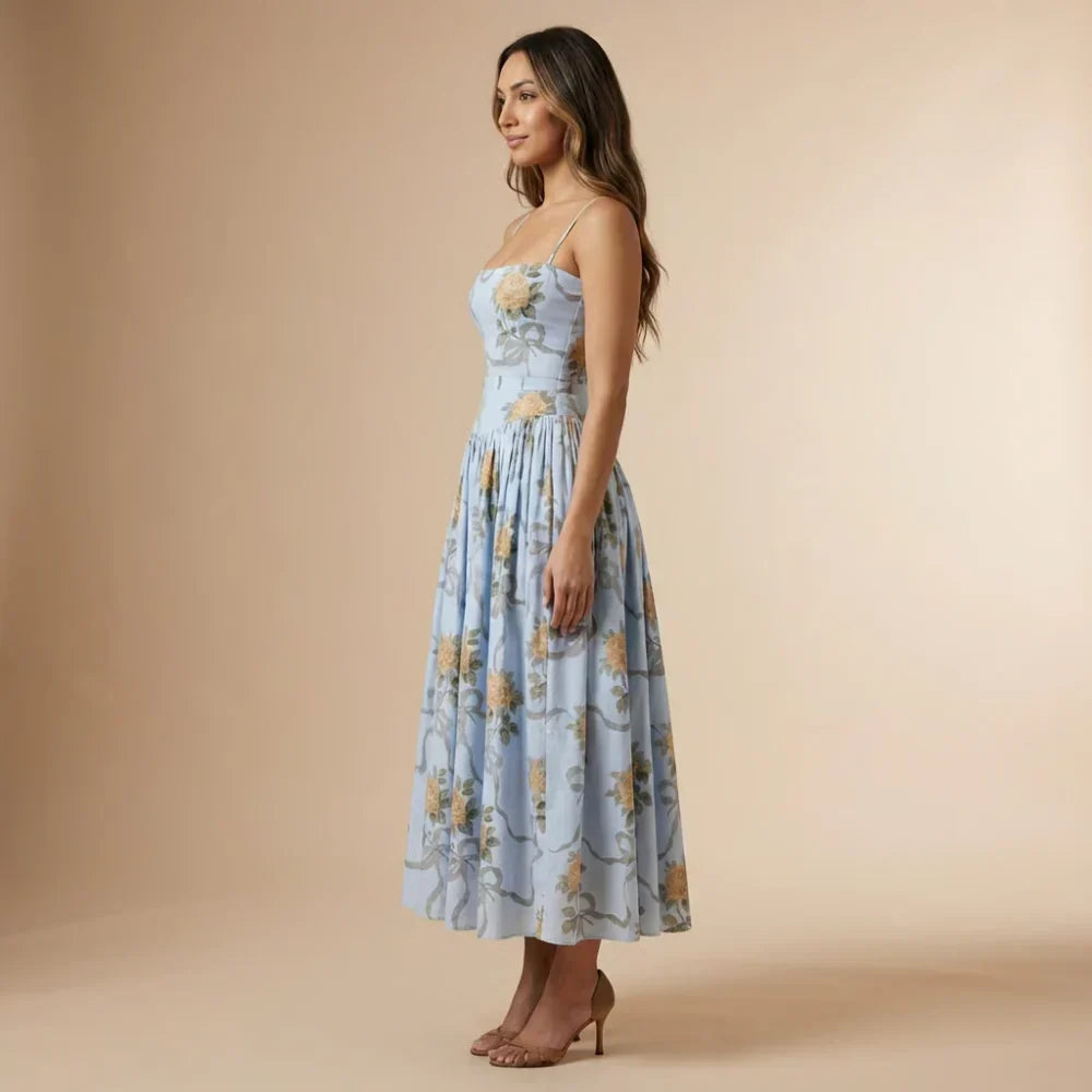 Isabelle Corset Midi Dress