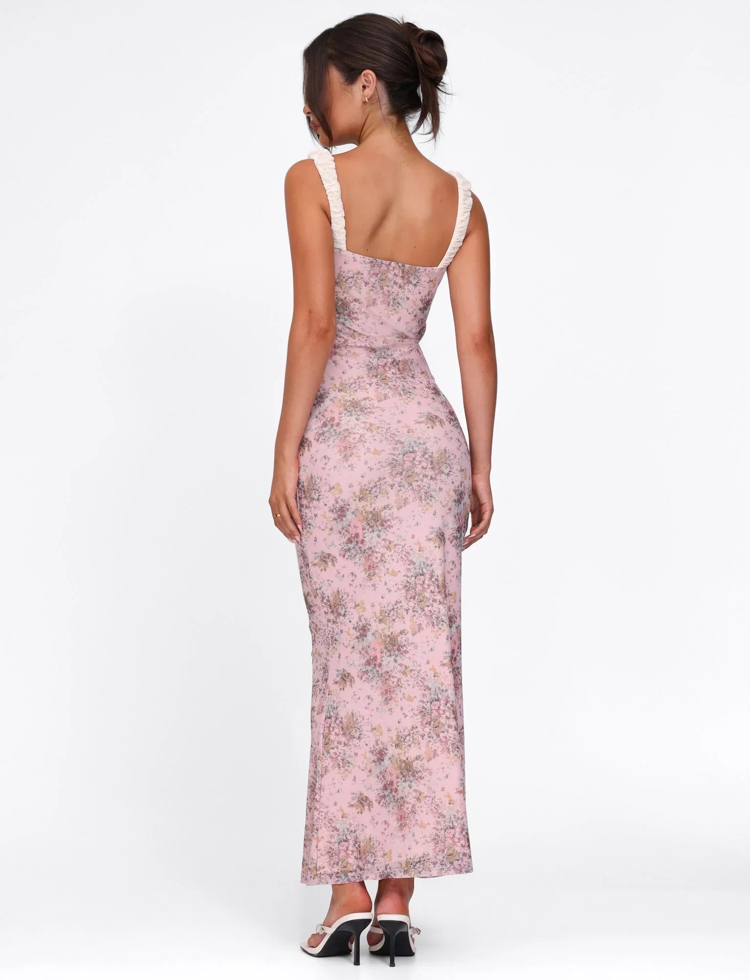 Vienna Ruched Maxi Dress