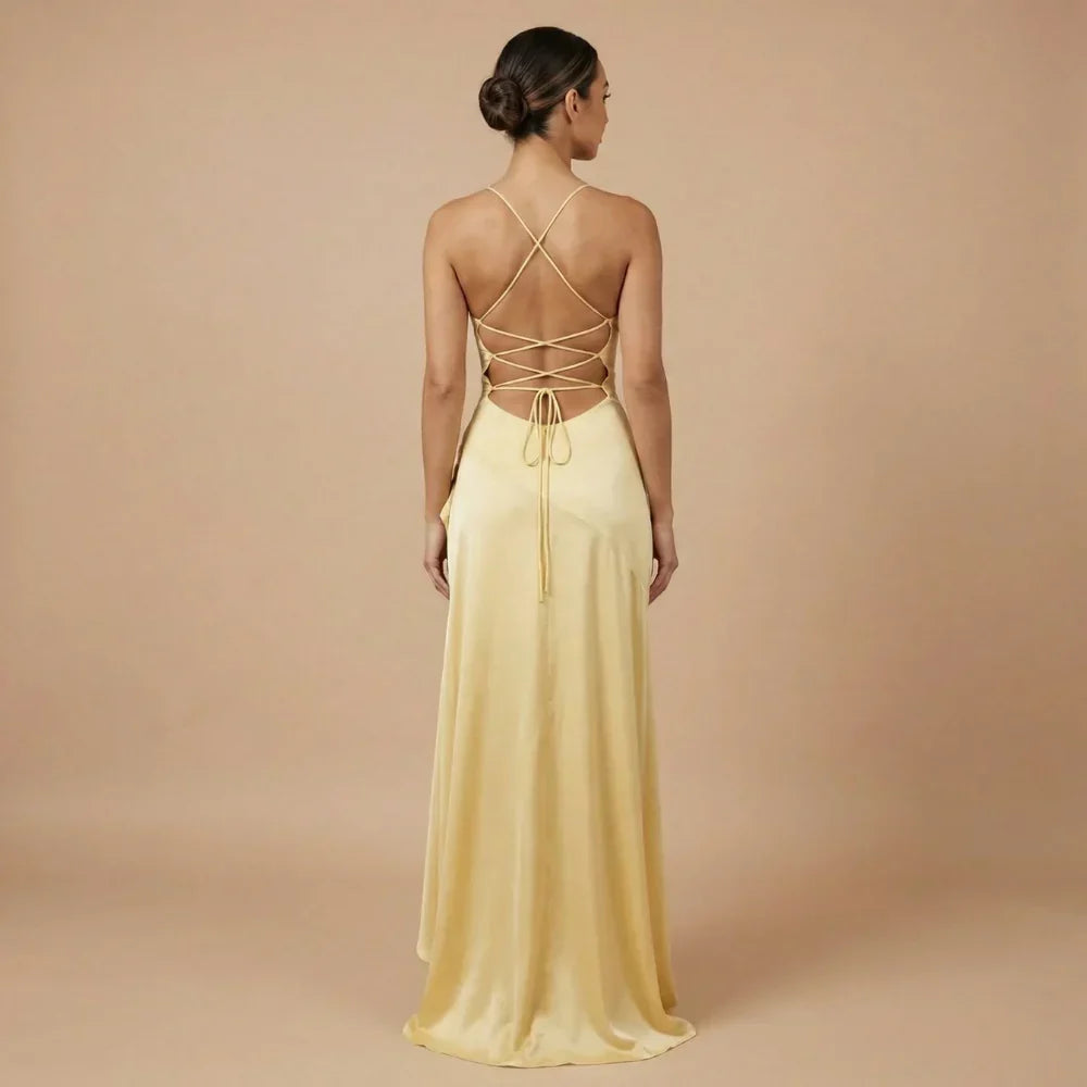 Delilah Ruched Maxi Dress