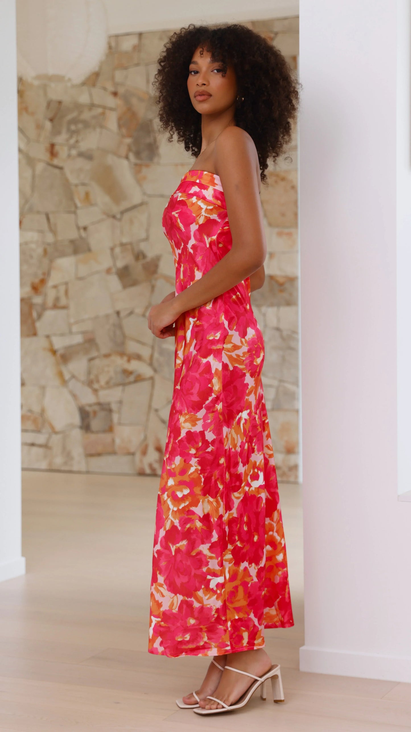 Valencia Ruched Midi Dress