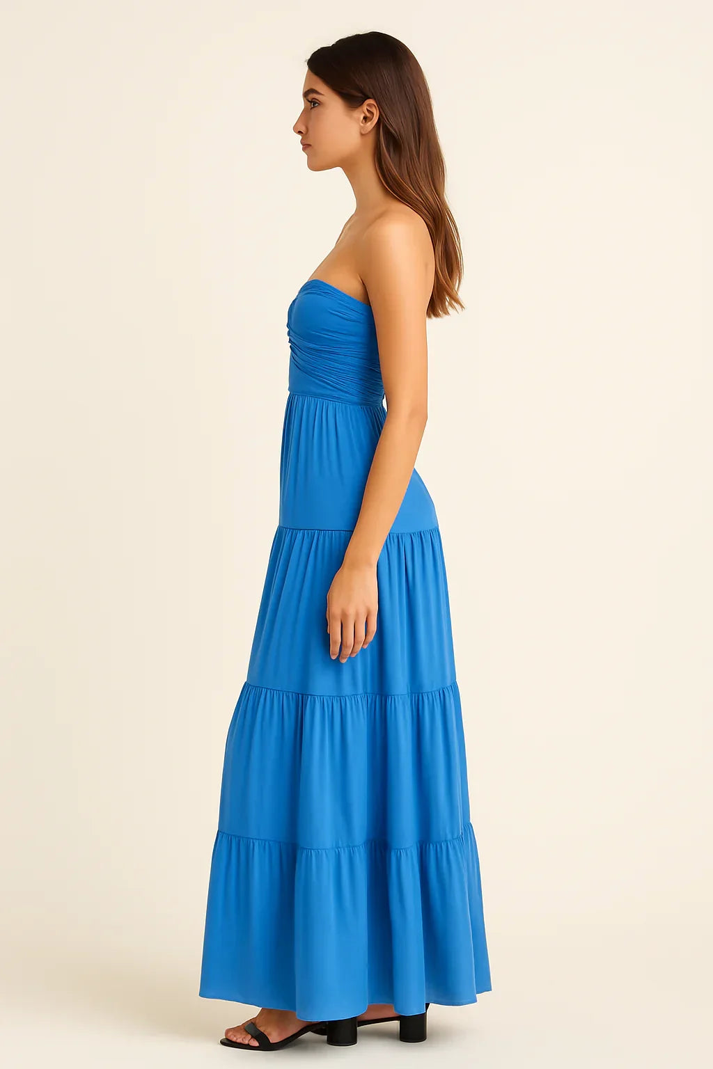 Sienna Ruched Maxi Dress
