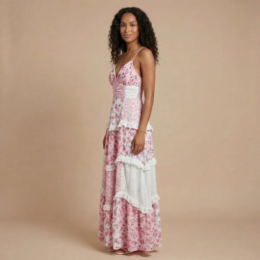 Rosemary Ruffled Maxi Dress