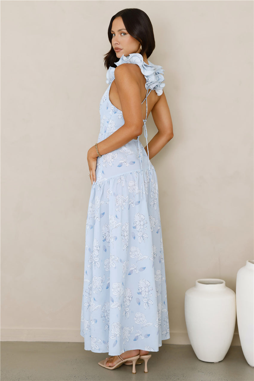 Pretty You Maxi Dress Blue