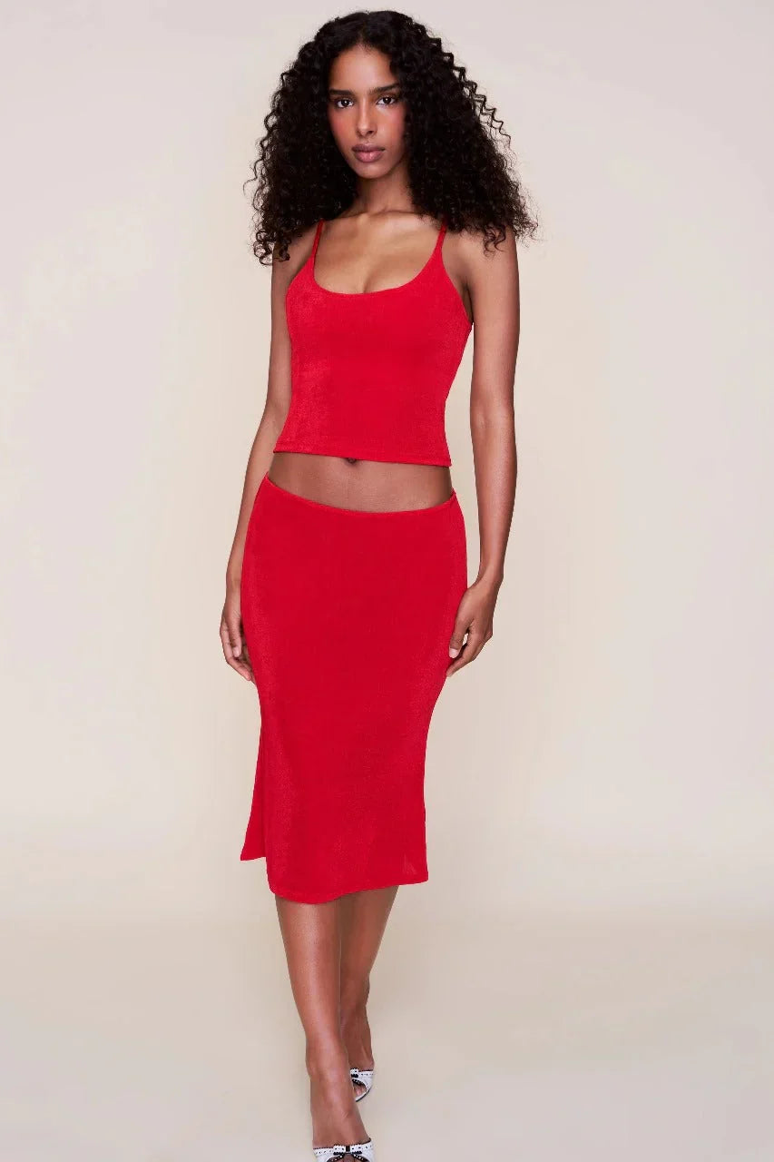 Sienna Ribbed Midi Set Midi Dress