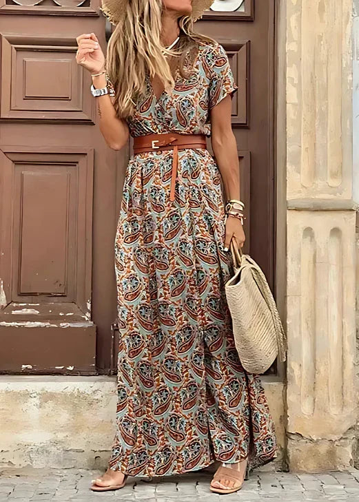 Rosalie Wrap Maxi Dress