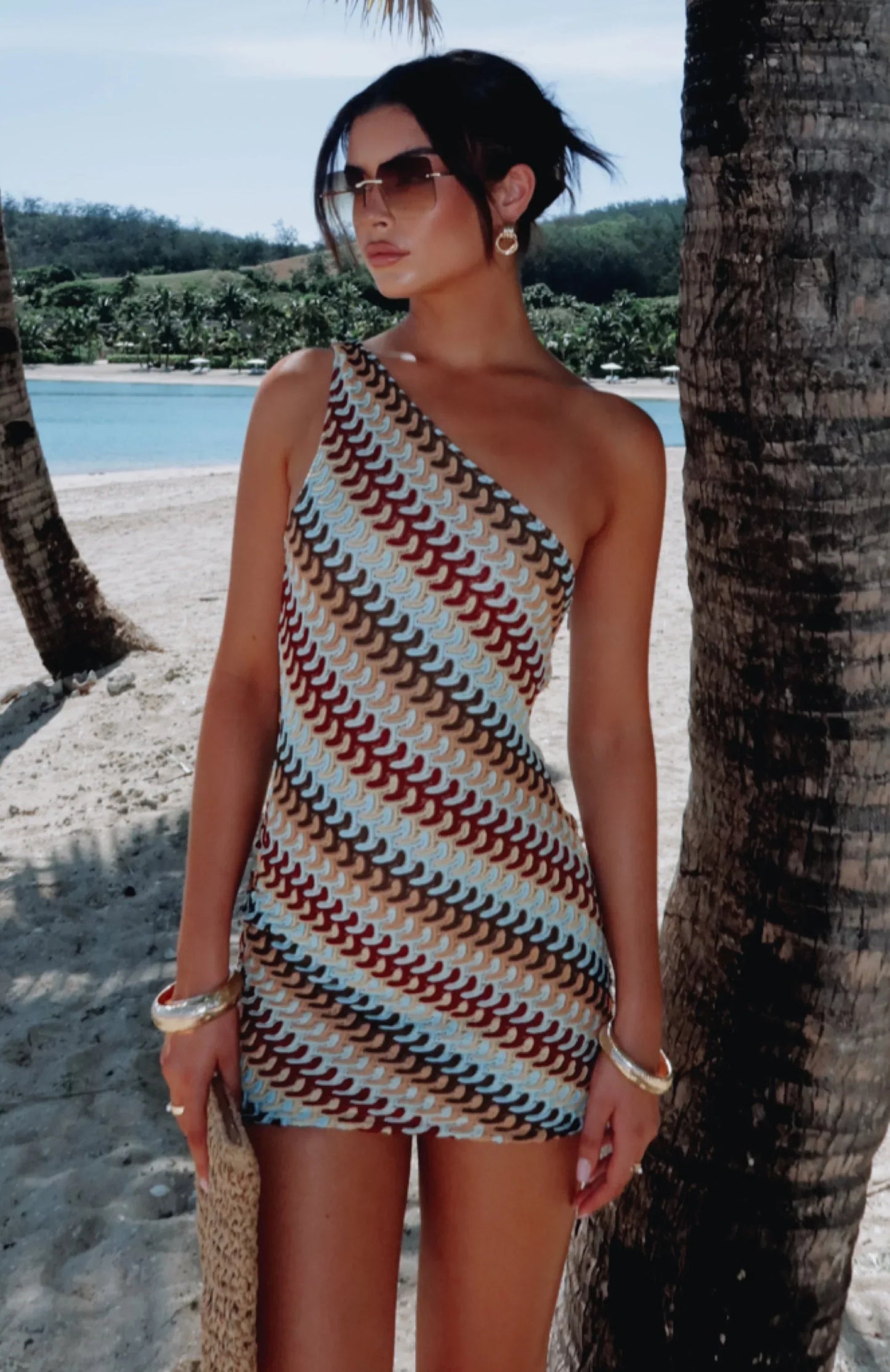 Autumn Flame Mini Dress