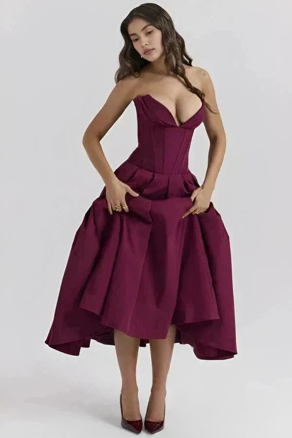 Scarlett Corset Midi Dress