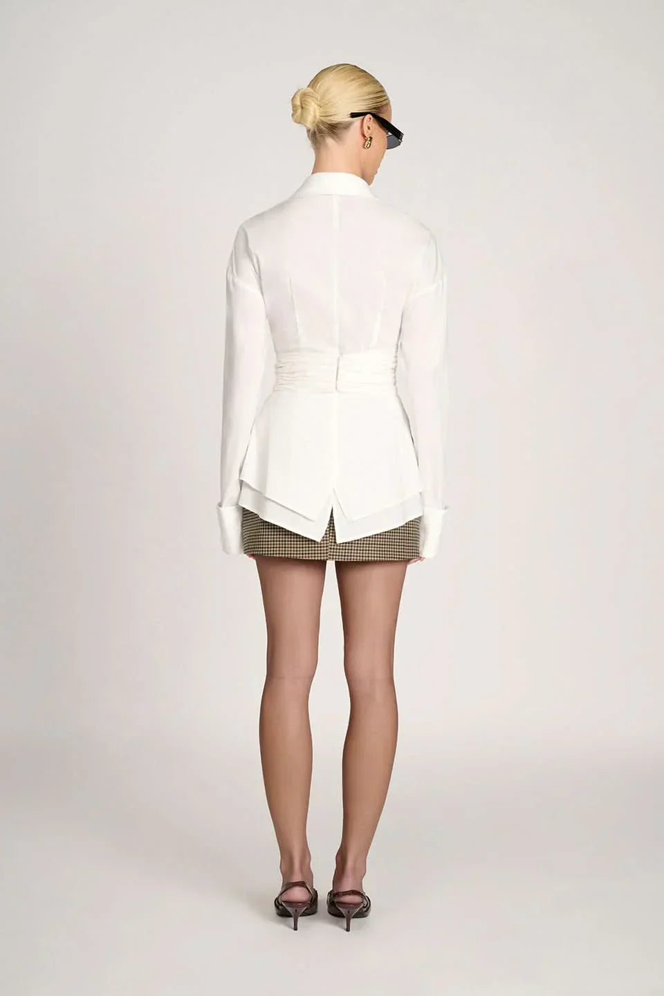 Sienna Ruched Collared Top