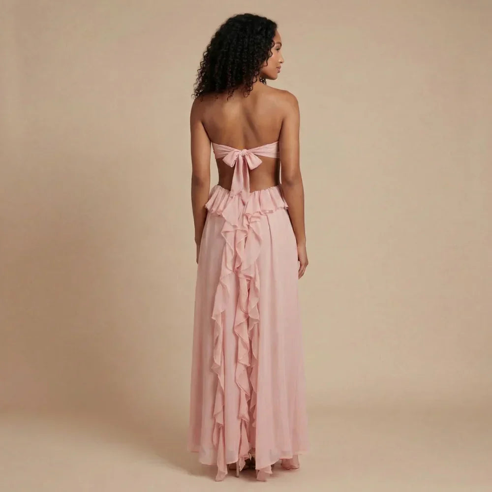 Rosalie Ruffle Maxi Dress
