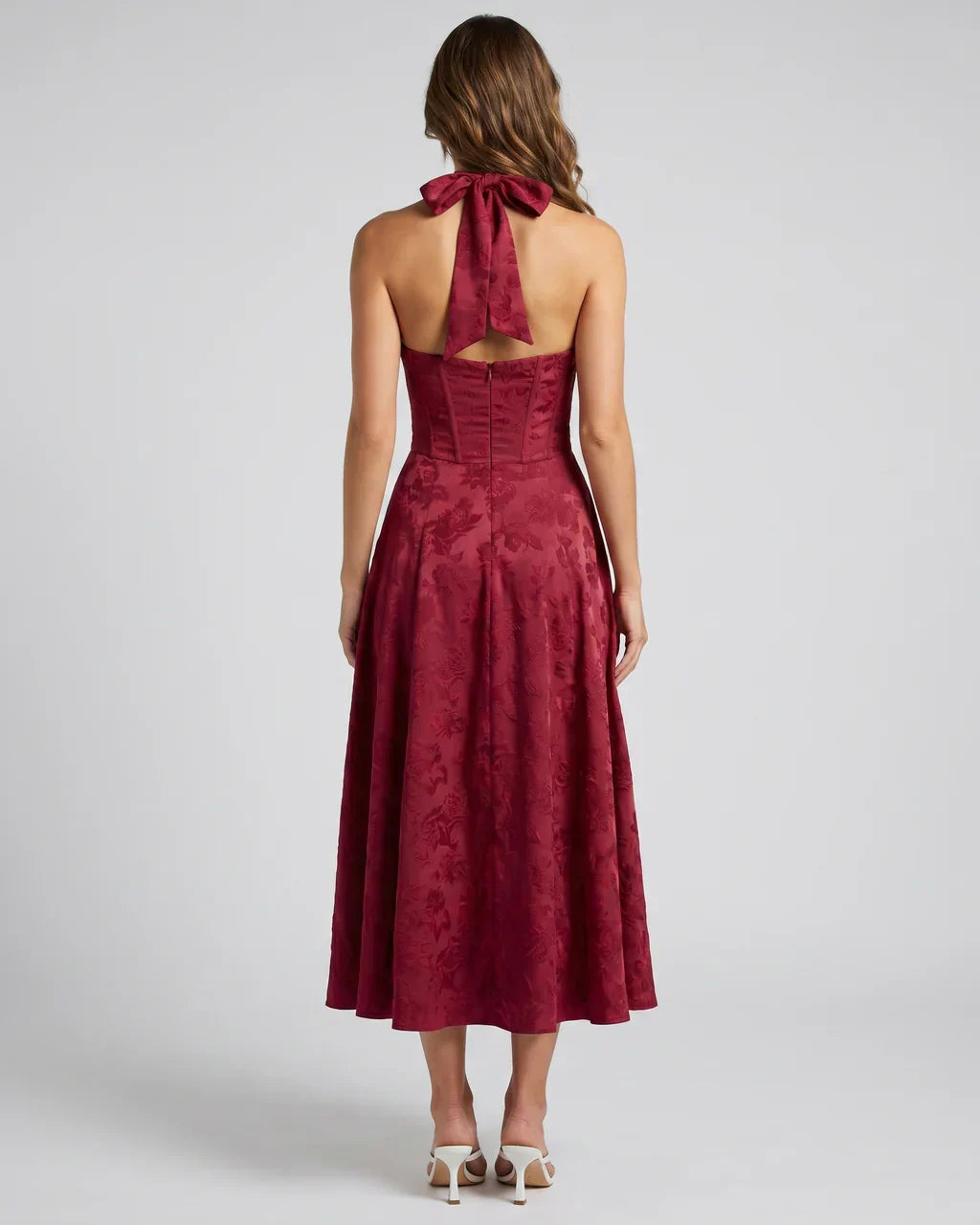 Sienna Jacquard Midi Dress