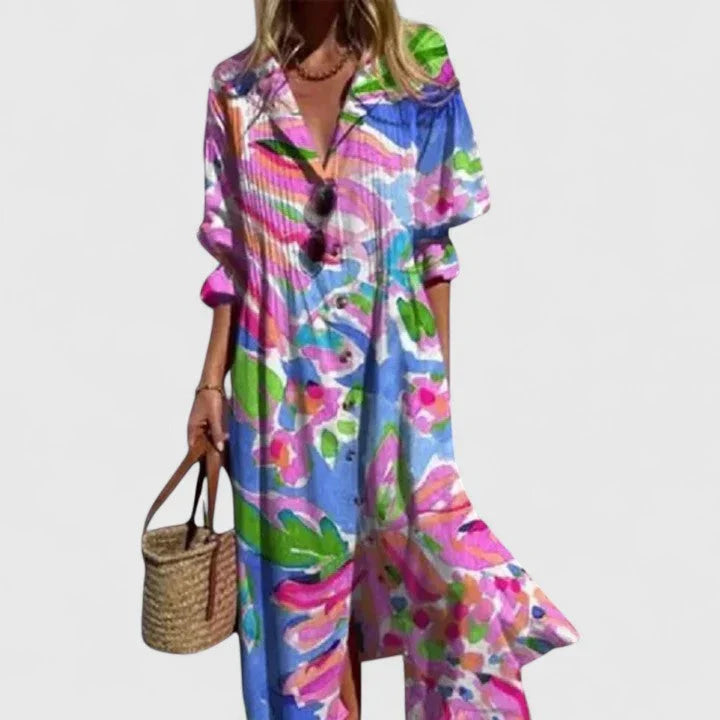 Ophelia Floral Maxi Dress